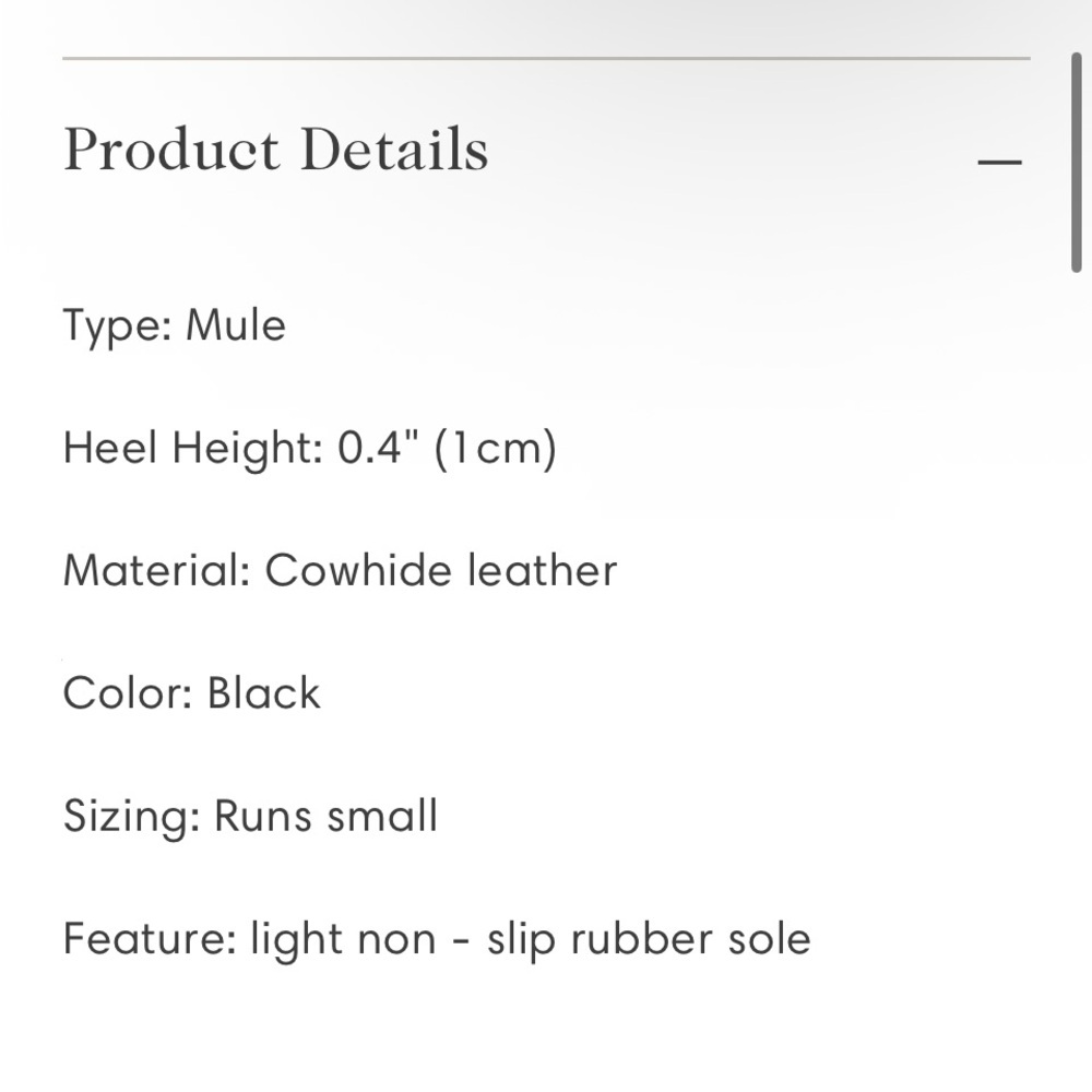New Liberte Leather Black The Modern Mule. Multiple Sizes — image 5 of 8